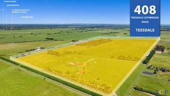 Farm Property for Sale - 408 Teesdale-Lethbridge Road Teesdale VIC 3328